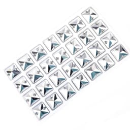 VC Sew on Rhinestone Square Shape Crystals Flatback Crystals for Clothing Shell Beads for Wedding Dresses Decoration DIY