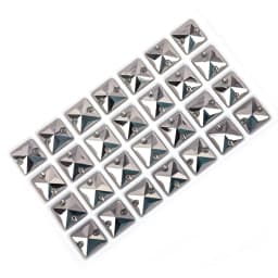 VC Sew on Rhinestone Square Shape Crystals Flatback Crystals for Clothing Shell Beads for Wedding Dresses Decoration DIY