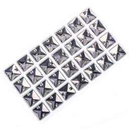 VC Sew on Rhinestone Square Shape Crystals Flatback Crystals for Clothing Shell Beads for Wedding Dresses Decoration DIY