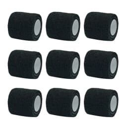 3/6/12/24Pcs Black White Sport Self Adhesive Elastic Bandage Wrap Tape Elastoplast For Knee Support Pads Finger Ankle Palm