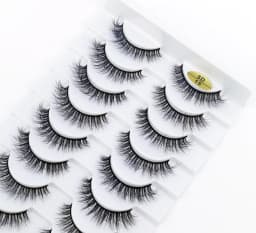 HBZGTLA 10paris Cat Eyelashes Fluffy Mink Eyelashes Natural Look False Lashes for Daily Party Wedding Lightweigh Reusable Makeup