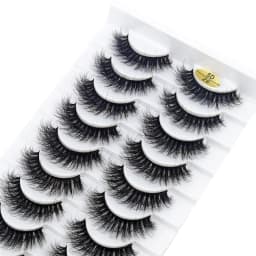 HBZGTLA 10paris Cat Eyelashes Fluffy Mink Eyelashes Natural Look False Lashes for Daily Party Wedding Lightweigh Reusable Makeup