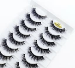 HBZGTLA 10paris Cat Eyelashes Fluffy Mink Eyelashes Natural Look False Lashes for Daily Party Wedding Lightweigh Reusable Makeup