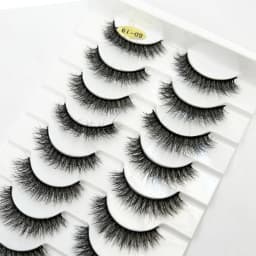 HBZGTLA 10paris Cat Eyelashes Fluffy Mink Eyelashes Natural Look False Lashes for Daily Party Wedding Lightweigh Reusable Makeup