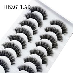 HBZGTLA 10paris Cat Eyelashes Fluffy Mink Eyelashes Natural Look False Lashes for Daily Party Wedding Lightweigh Reusable Makeup