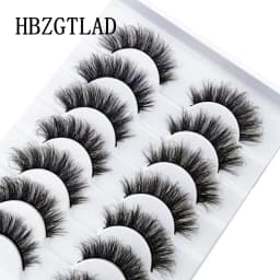 HBZGTLA 10paris Cat Eyelashes Fluffy Mink Eyelashes Natural Look False Lashes for Daily Party Wedding Lightweigh Reusable Makeup