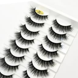 HBZGTLA 10paris Cat Eyelashes Fluffy Mink Eyelashes Natural Look False Lashes for Daily Party Wedding Lightweigh Reusable Makeup