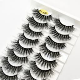 HBZGTLA 10paris Cat Eyelashes Fluffy Mink Eyelashes Natural Look False Lashes for Daily Party Wedding Lightweigh Reusable Makeup