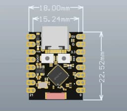 ESP32 Super Mini Development Board ESP32-C3 with 2.4G WiFi Antenna ESP32C3 Wi-Fi BT Module for Arduino IoT ESP-IDE