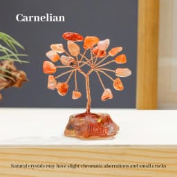 1PC 7 Chakra Healing Natural Stones Resin Healing Mini Crystal Tree Home Office Desk Living Room Feng Shui Decora for Good Luck