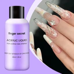 1/3/5PCS Nail Acrylic Liquid Monomer Crystal 40ml/75ml/120ml/240ml for Nail Art Acrylic Powder Extension Professional Manicure