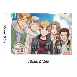 H-Hetalia W-World Stars Flag Room Bedroom Home&Outdoor Wall Hanging Concert Printed Background Decoration Art Banner