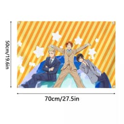 H-Hetalia W-World Stars Flag Room Bedroom Home&Outdoor Wall Hanging Concert Printed Background Decoration Art Banner