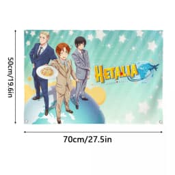 H-Hetalia W-World Stars Flag Room Bedroom Home&Outdoor Wall Hanging Concert Printed Background Decoration Art Banner