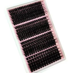 New 20Row 40-160DMix 8D Fluffy Individual Lashes Clusters Extensions False Eyelash DIY at Home Cluster Makeup Eyelash Tools