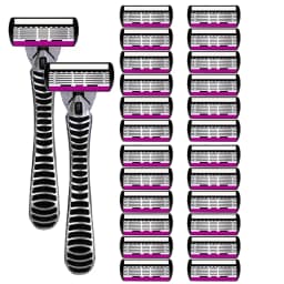 6-Layer Classic Razor, Razor Set, Stainless Steel Blade, Manual Safety Razor, Reusable Blade, Silicone Anti-Skid Layer