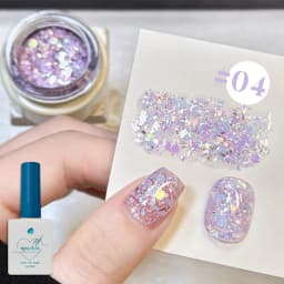 1-12PCS Deer Crash Sparkling Series Gel Nail Polish Sparkling All-match Whitening Sequins Fashionable Eye-catching Nail Supplies