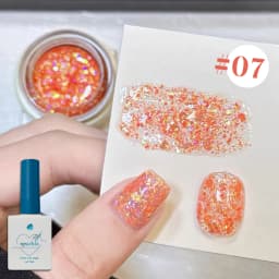 1-12PCS Deer Crash Sparkling Series Gel Nail Polish Sparkling All-match Whitening Sequins Fashionable Eye-catching Nail Supplies