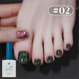 1-12PCS Deer Crash Sparkling Series Gel Nail Polish Sparkling All-match Whitening Sequins Fashionable Eye-catching Nail Supplies