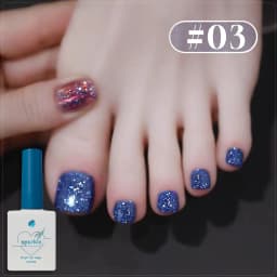 1-12PCS Deer Crash Sparkling Series Gel Nail Polish Sparkling All-match Whitening Sequins Fashionable Eye-catching Nail Supplies