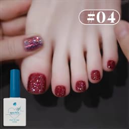 1-12PCS Deer Crash Sparkling Series Gel Nail Polish Sparkling All-match Whitening Sequins Fashionable Eye-catching Nail Supplies