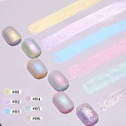 1-12PCS Deer Crash Sparkling Series Gel Nail Polish Sparkling All-match Whitening Sequins Fashionable Eye-catching Nail Supplies