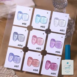 1-12PCS Deer Crash Sparkling Series Gel Nail Polish Sparkling All-match Whitening Sequins Fashionable Eye-catching Nail Supplies