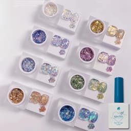 1-12PCS Deer Crash Sparkling Series Gel Nail Polish Sparkling All-match Whitening Sequins Fashionable Eye-catching Nail Supplies