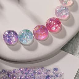 1-12PCS Deer Crash Sparkling Series Gel Nail Polish Sparkling All-match Whitening Sequins Fashionable Eye-catching Nail Supplies