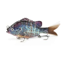 5 Inch Single Joint Bluegill Glide Bait Fish Hard Artificial Fishing Lures Bionic Crankbait Bass Fishing