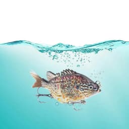 5 Inch Single Joint Bluegill Glide Bait Fish Hard Artificial Fishing Lures Bionic Crankbait Bass Fishing