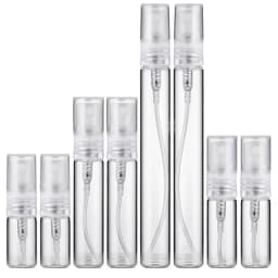 8/16PCS Perfume Bottle Portable Glass Refillable Spray Bottle Atomizer Container Women Perfume Pump Travel Bottle