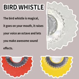 1 Bird Whistle Magic Fun Caller Tongue Warbler Original Magic Tweeting Noisemaker Toys Tricks Gift
