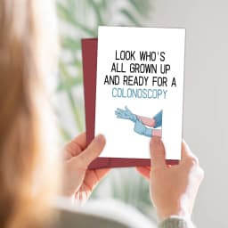 1pcs Funny Birthday Card, Birthday Prank Card, Naughty Funny Greeting Cards For Sister And Brother, Joke Cards For Best Friends