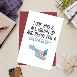 1pcs Funny Birthday Card, Birthday Prank Card, Naughty Funny Greeting Cards For Sister And Brother, Joke Cards For Best Friends