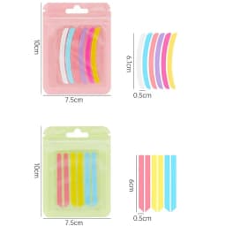 6pcs Eyelash Lifting Silicone Stripe Soft Lashlift Curlers Pads Eye Lash Extension Perm Ribbon Sticky Tape Patch Makeup Tools