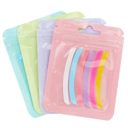 6pcs Eyelash Lifting Silicone Stripe Soft Lashlift Curlers Pads Eye Lash Extension Perm Ribbon Sticky Tape Patch Makeup Tools