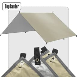 Camping Tarp Waterproof Tent Tourist Awning Shade Garden Canopy Beach Sunshade Outdoor Ultralight Sun Shelter Hiking Backpacking
