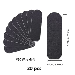 TP 1/20PCS Foot Rasp Profession Feet Care For Hard Dead Skin Callus Remover Pedicure File Replacement For Stainless Steel Handle