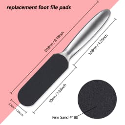 TP 1/20PCS Foot Rasp Profession Feet Care For Hard Dead Skin Callus Remover Pedicure File Replacement For Stainless Steel Handle