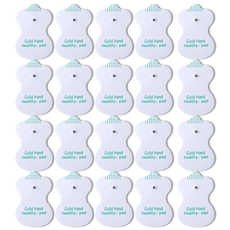 10/20pcs Electrode Pads Reusable Massage Patch for Tens Electrodes Digital Machine Massage 3.5mm Plug Body Massager Accessories
