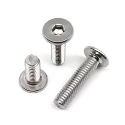 CM M3 M4 M5 M6 Hex Hexagon Socket Ultra Thin Flat Wafer Allen Head Bolt Screw 304 A2-70 Stainless Steel