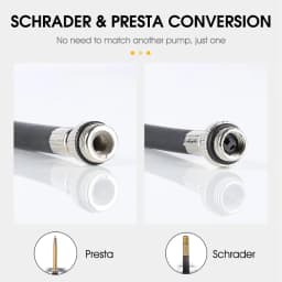 WEST BIKING Mini Bike Pump 100PSI Schrader Presta Valve MTB Road Cycling Pump Aluminum Alloy Bicycle Hand Air Pump Tire Inflator