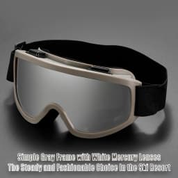 One-Piece Large-Frame Day and Night Ski Goggles, Padded Windproof Single and Snowboard Riding, High-Definition Mountaineering an