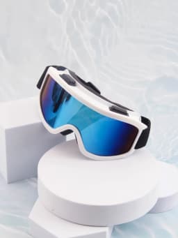 One-Piece Large-Frame Day and Night Ski Goggles, Padded Windproof Single and Snowboard Riding, High-Definition Mountaineering an