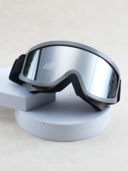One-Piece Large-Frame Day and Night Ski Goggles, Padded Windproof Single and Snowboard Riding, High-Definition Mountaineering an