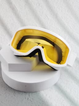 One-Piece Large-Frame Day and Night Ski Goggles, Padded Windproof Single and Snowboard Riding, High-Definition Mountaineering an