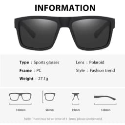 SEPFOX Men Polarized Fishing Sunglasses Outdoor Sports Hiking Driving Running Sun Glasses UV400 Eyewear