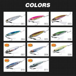 Hunthouse Metal Jig Fishing Lure Sinking Slow Jigging 7g-80g Casting Hard Bait Saltwater Artificial Pike SeaBass Fish Tackle
