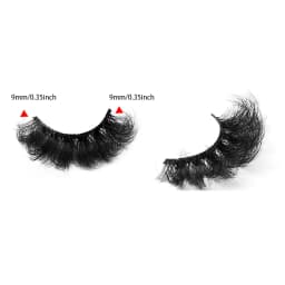 Thick Dramatic Faux Mink Eyelashes - 5 Pairs of Fluffy 3D Lashes for Dramatic Volume
